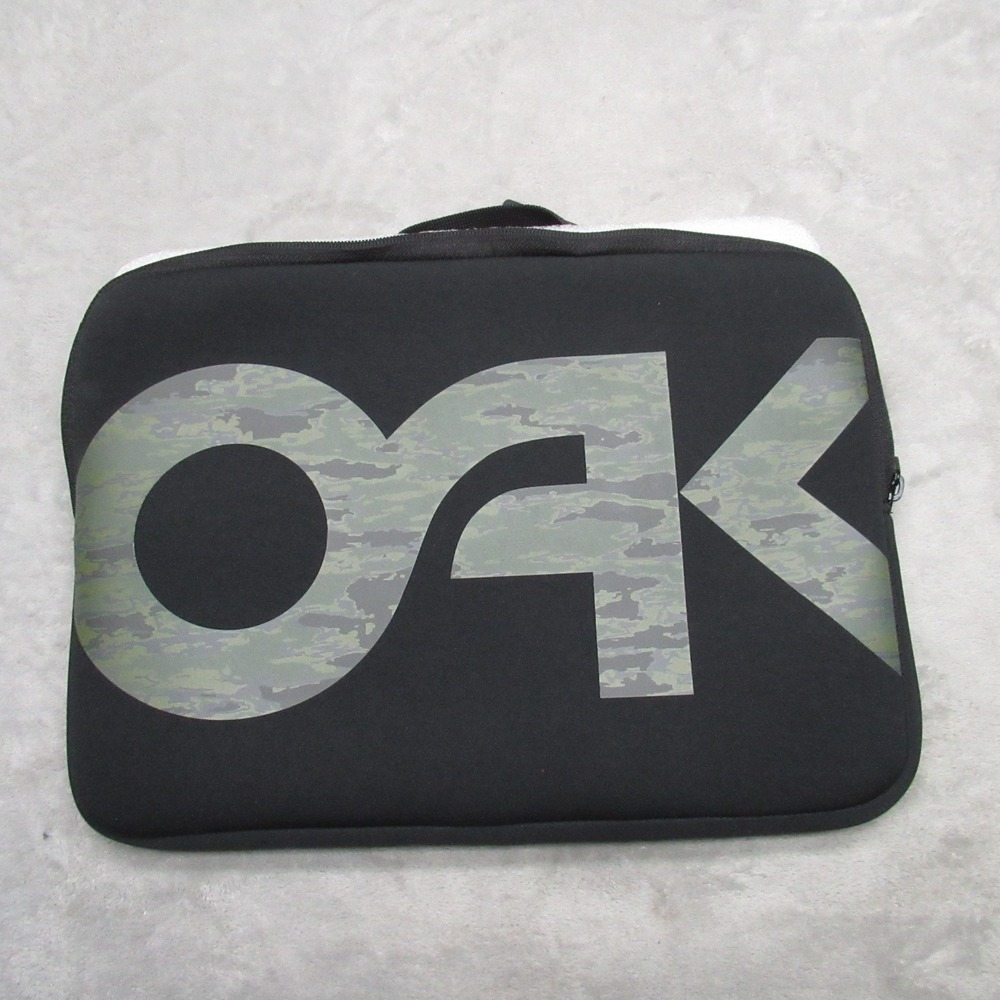 Oakley B1B Laptop Case‎ Black Brush Camo Padded Water Repellent Work Bag NEW